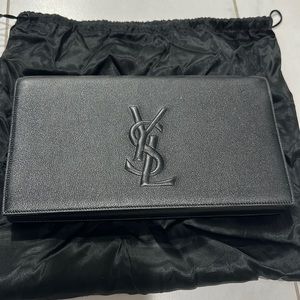 Saint Laurent Black Clutch